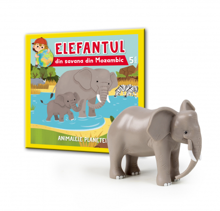 Animalele Planetei - Animalele Planetei Nr.5 - Elefantul din savana din Mozambic, RBA, 18 luni+
