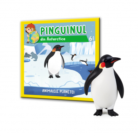 Jucarii copii 4-5 ani - Animalele Planetei Nr.6 - Pinguinul din Antarctica, RBA, 18 luni+
