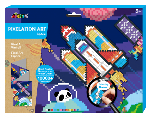 Jocuri creative - Arta mozaic pe numere - Spatiu