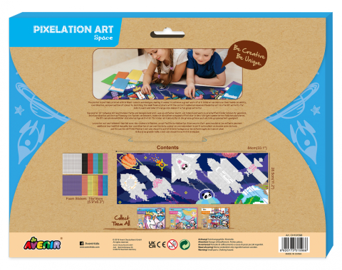 Arta mozaic pe numere - Spatiu [7]