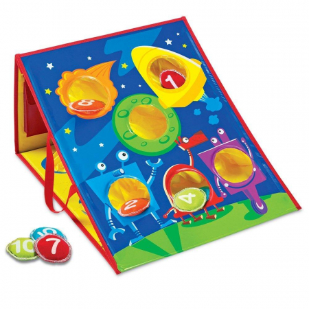 Jucarii copii 4-5 ani - Aruncari inteligente - sacul cu fasole, Learning Resources, 2-3 ani +