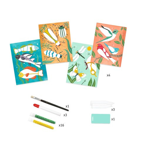Atelier creativ cu margele, Zoology, Djeco, 6-7 ani + [1]