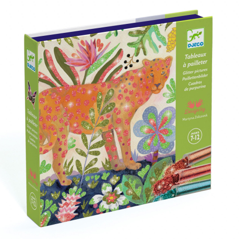 Vârsta - Atelier creativ cu sclipici, Tropico, Djeco, 6-7 ani +
