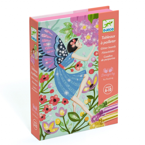 Vârsta - Atelier creativ cu sclipici, Zane, Djeco, 6-10 ani +