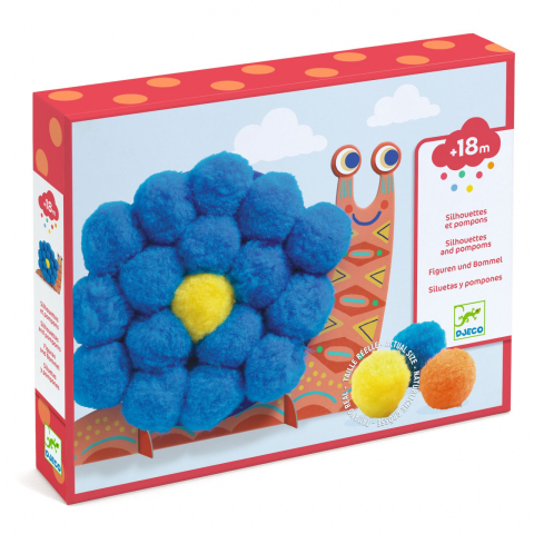 Jucarii copii 1-2 ani - Atelier creativ Djeco, Animale moi si pufoase, 0-1 ani +