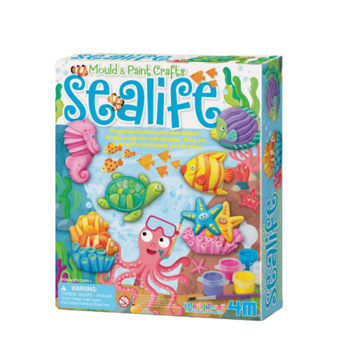 Jocuri creative - Atelier creativ Modeleaza si picteaza - Viata Marina