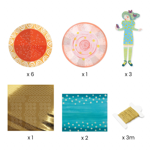 Atelier creativ Rochii din hartie, Djeco, 6-10 ani [2]