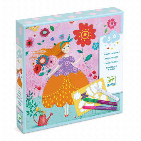 Vârsta - Atelier de desen Rochii frumoase, Djeco, 2-3 ani +