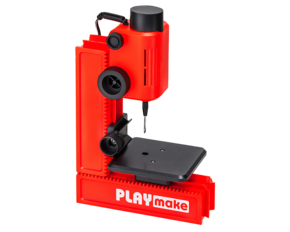 Atelier de tamplarie pentru copii PLAYmake 4in1, Bormasina, ferastrau, strung si masina de slefuit [4]