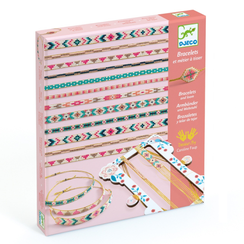 Vârsta - Atelier Djeco de confectionat bratari cu margele, 6-7 ani +
