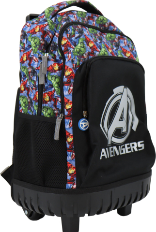 Avengers Ghiozdan scolar tip troller 2 compartimente + buzunar lateral, dimensiuni 43x33x20 cm, 29 L [1]