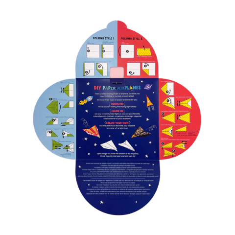 Avioane de hartie - 24 modele, set creativ DIY [2]