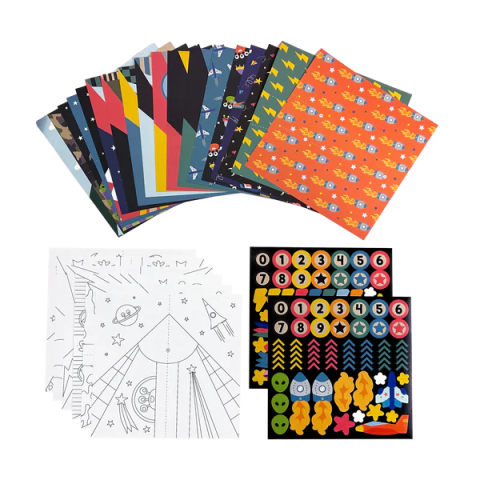 Avioane de hartie - 24 modele, set creativ DIY [5]