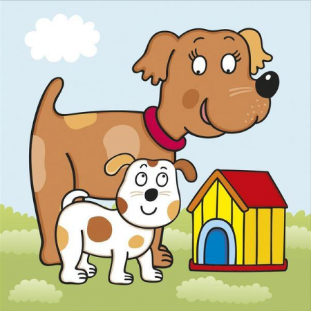 Baby puzzle - Animalute jucause (3-5 piese), Dino, 2-3 ani + [2]