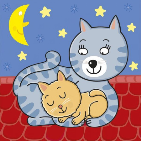 Baby puzzle - Animalute jucause (3-5 piese), Dino, 2-3 ani + [1]