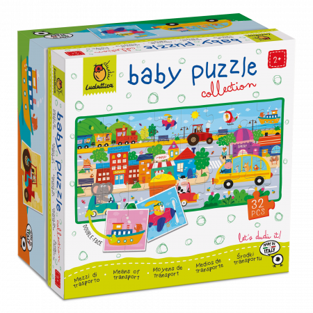 Vârsta - Baby Puzzle - Mijloace de Transport, Ludattica, +2 ani