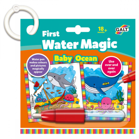 Carti pentru copii - Baby Water Magic: Carte de colorat In ocean, Galt, 1-2 ani +