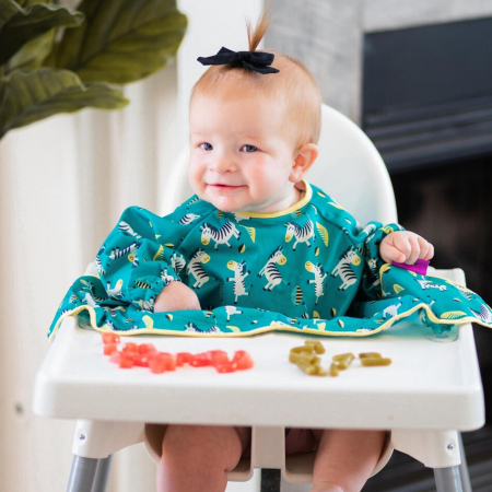 Baveta cu maneci si ventuze - Zebre vesele [1]