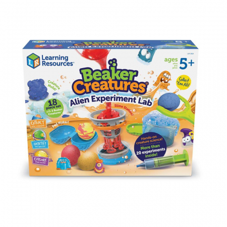 Jocuri experimente stiintifice - Beaker Creatures - Laboratorul cu extraterestrii, Learning Resources, 4-5 ani +