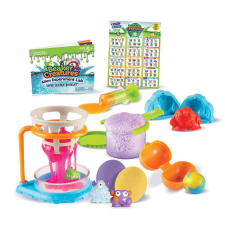 Beaker Creatures - Laboratorul cu extraterestrii, Learning Resources, 4-5 ani + [2]