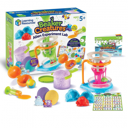 Beaker Creatures - Laboratorul cu extraterestrii, Learning Resources, 4-5 ani + [10]