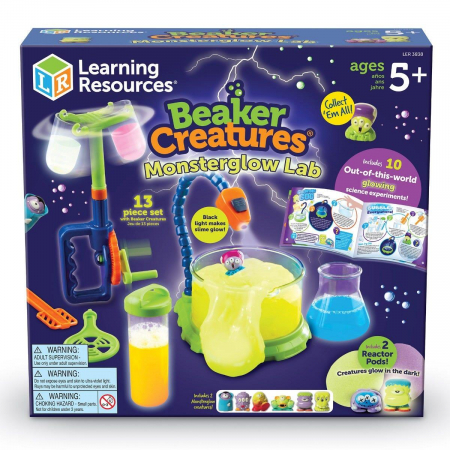 Jocuri experimente stiintifice - Beaker Creatures - Monstruletii din laborator, Learning Resources, 4-5 ani +