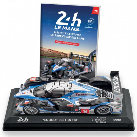 24h Le Mans - Peugeot 908 HDi FA 2009 - ediția nr. 11 (24h Le Mans), Centauria Italy, 12 ani +