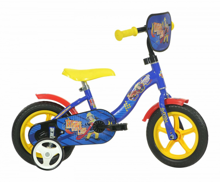 Biciclete pentru copii - Bicicleta copii 10'' - POMPIERUL SAM, DINO BIKES, 2-3 ani +