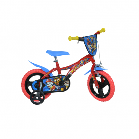 Biciclete pentru copii - Bicicleta copii 12'' - PAW PATROL, DINO BIKES, 2-3 ani +