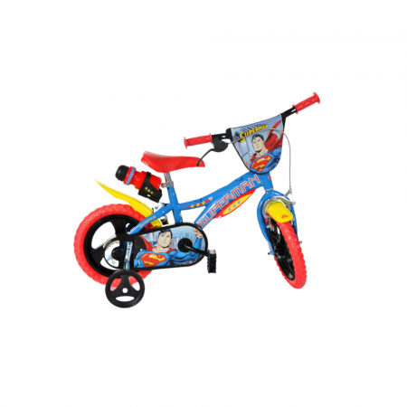 Jucarii copii 4-5 ani - Bicicleta copii 12" Superman