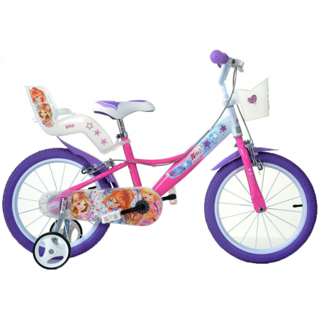 Vârsta - Bicicleta copii 16'' Winx, DINO BIKES, 6-7 ani +
