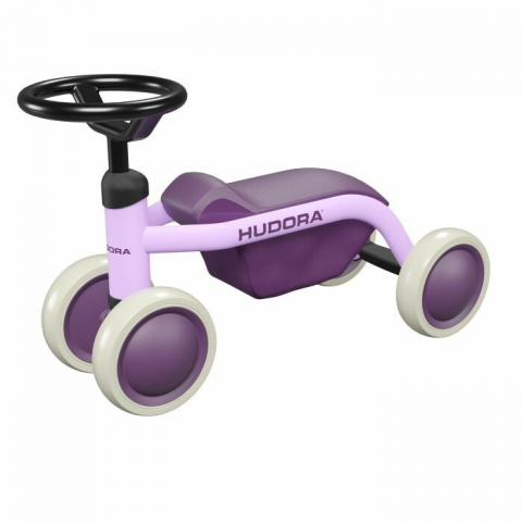Jucarii de exterior - Bicicleta fără pedale cu volan și lădiță de depozitare, 1 an+, culoare lavanda, Hudora