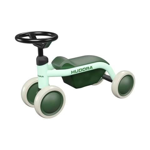 Bicicleta fără pedale cu volan și lădiță de depozitare, 1 an+, culoare verde mint [1]