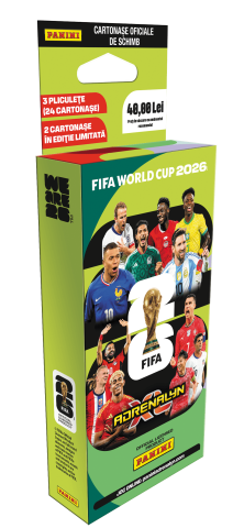 Colectiile Panini - Set cartonase World Cup Eco-Blister, Panini FIFA World Cup Adrenalyn XL 2026