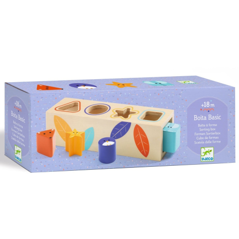 Vârsta - Boita Basic Djeco, cutia formelor, 1-2 ani +