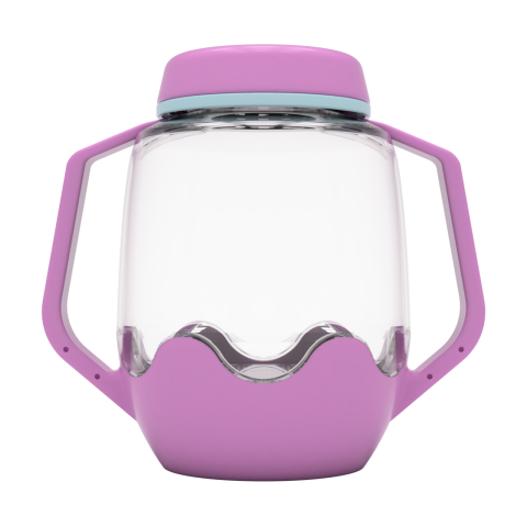 Jucarii si jocuri copii - Borcan pentru joaca senzoriala, mov