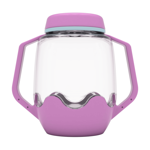 Jucarii si jocuri copii - Borcan pentru joaca senzoriala, mov