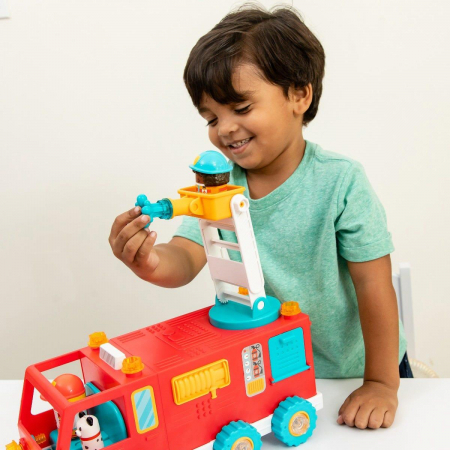 Bormasina magica, jucarie de indemanare Camionul pompierilor, Educational Insights, 2-3 ani + [1]