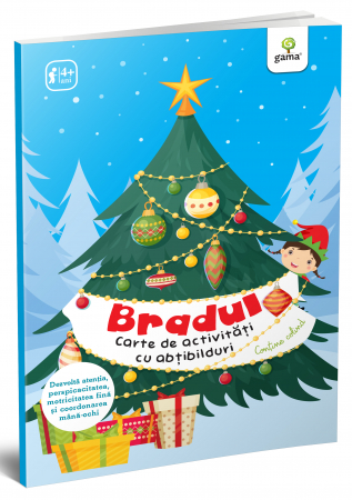 Carti pentru copii - Bradul.Carte de activități cu abțibilduri