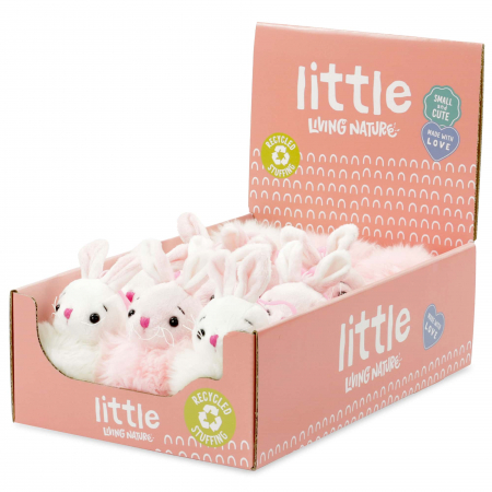 Breloc pufos Iepurasi 11 cm, diverse sortimente [4]