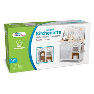 Bucatarie Bon appetit Deluxe Alb/Argintiu, New Classic Toys, 2-3 ani + [3]