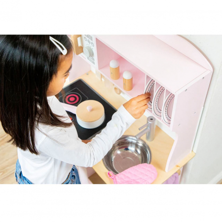 Bucatarie Bon Appetit - Modern Electric Cooking Roz, New Classic Toys, 2-3 ani + [8]