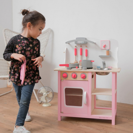 Bucatarie Bon appetit Roz, New Classic Toys, 2-3 ani + [4]