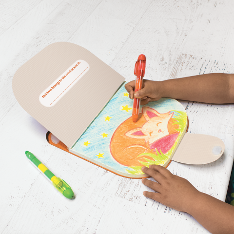 Caiet desen portabil - Panda mov [5]