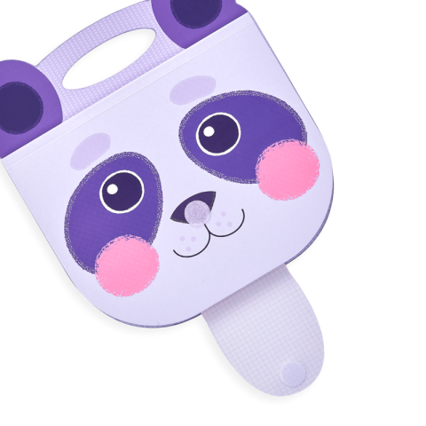 Caiet desen portabil - Panda mov [4]