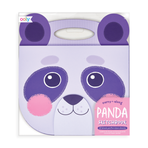 Caiet desen portabil - Panda mov [2]