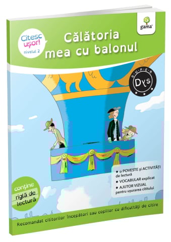 Carti pentru copii - Calatoria mea cu balonul/ Citesc usor!
