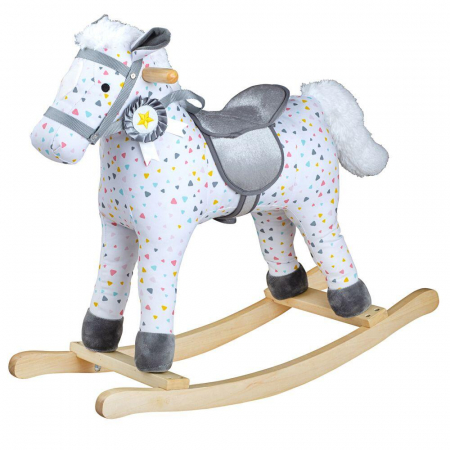 Jucarii baieti - Calut balansoar din lemn, BIGJIGS Toys, 1-2 ani +