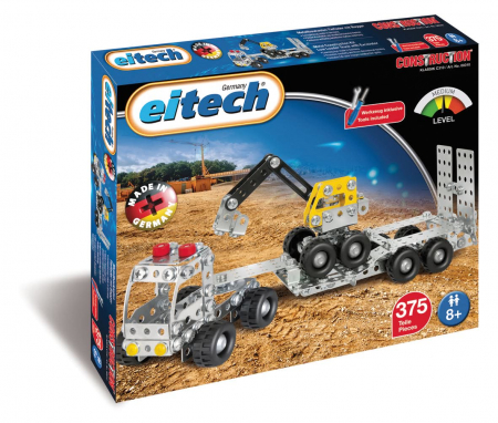Camion cu remorca si excavator, Eitech, 8-9 ani + [1]