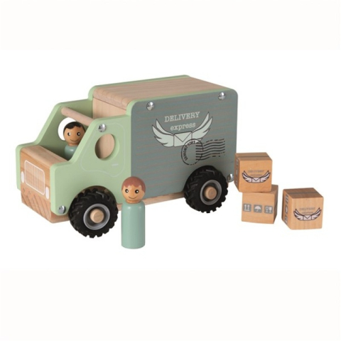 Camion din lemn pentru transport marfa, Egmont toys, + 18  luni [1]